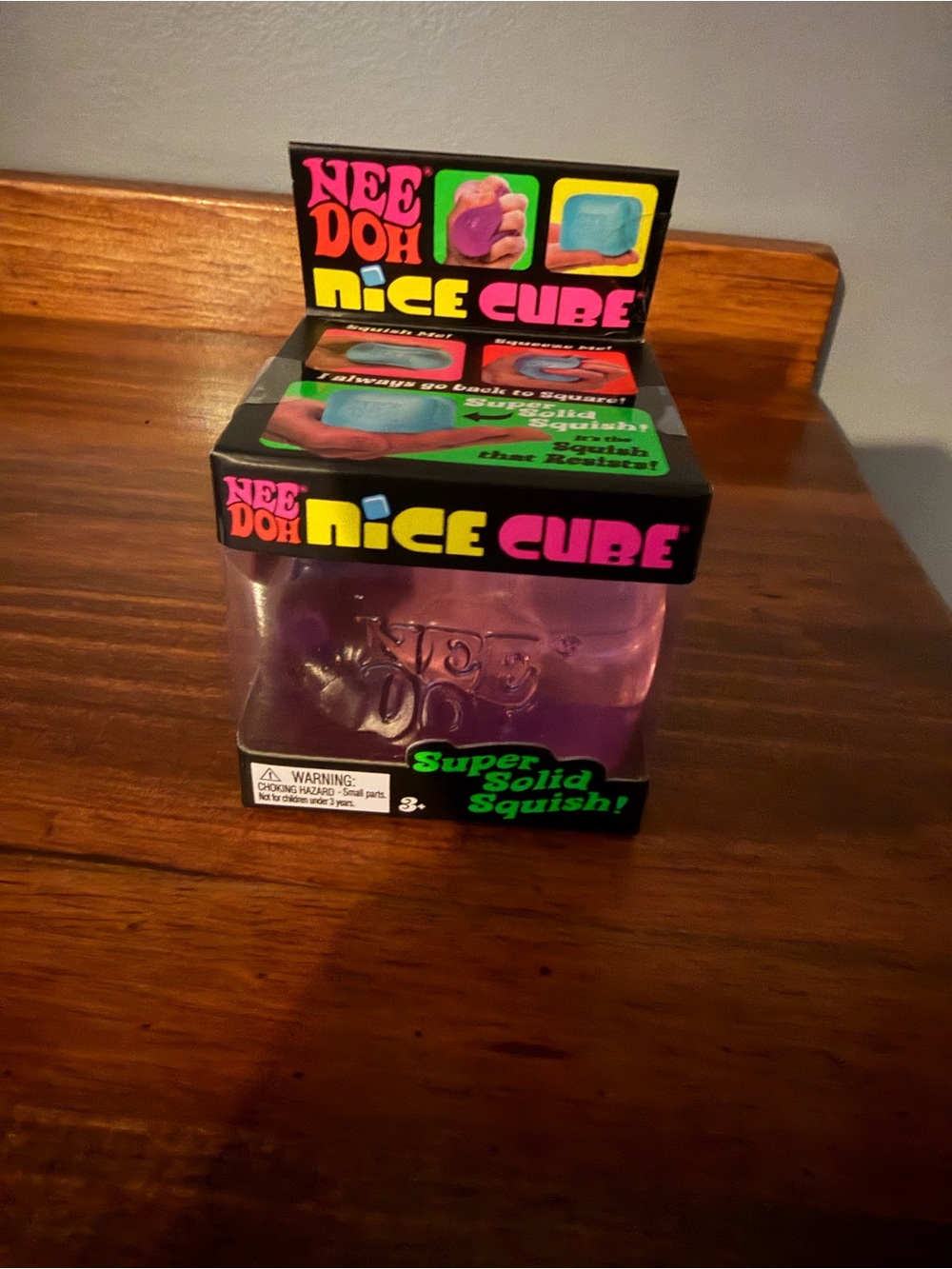 Needoh Nice Cube Super Solid Squish - Purple